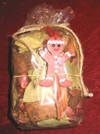 NEW Olio Gingerbread Potpourri Gift Bag 6oz