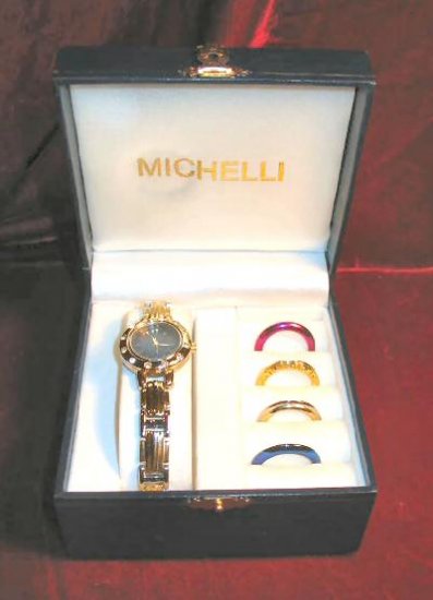 New Michelli Watch Interchangable Face Case