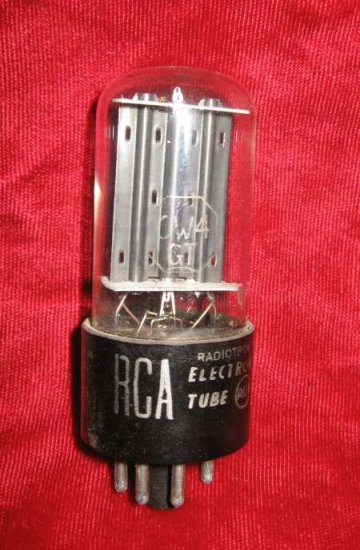 Vintage Radio TV Vacuum Electron Tube RCA 6W4GT