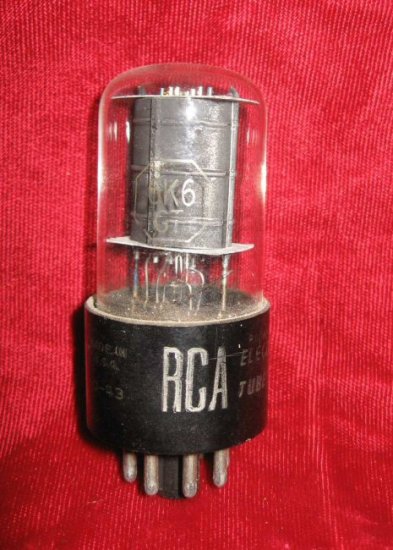Vintage Radio TV Vacuum Tube RCA O-43 6K6GT