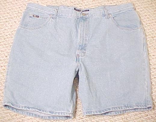 New Denim Jean Shorts Jeans Lt Med Stone Size 40 Mens Clothing 600301