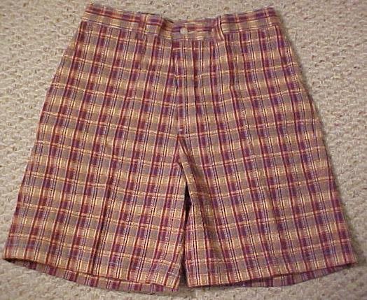 New Austin Reed Men's Plaid Shorts Waist Size 34 Mens Clothing 410291