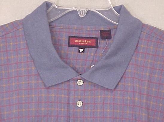 NEW Austin Reed Polo Golf Shirt Collar Short Sleeve 3X 3XL Big & Tall Men's Clothing 600451-2