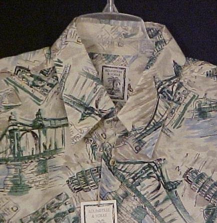 Roundtree & Yorke Button Front Shirt Short Sleeve Silk Cream 3XLT 3XT Big Tall Men Clothing 600981