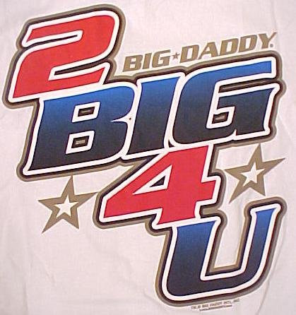 Big Daddy Gear 2 Big 4 U White Short Sleeve T-Shirt Size 4X 4XL Big Tall Mens Clothing 601091