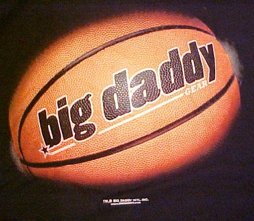 BIG DADDY Clothing Company T-Shirt Basketball Black 2XL 2X Big Tall Mens Clothing 601151