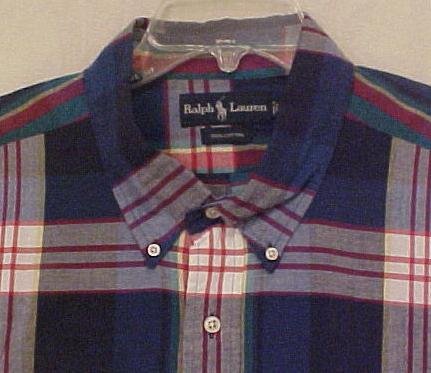 Ralph Lauren Button Down Short Sleeve Shirt Size 2X 2XL Big Tall Men's Clothing 601331