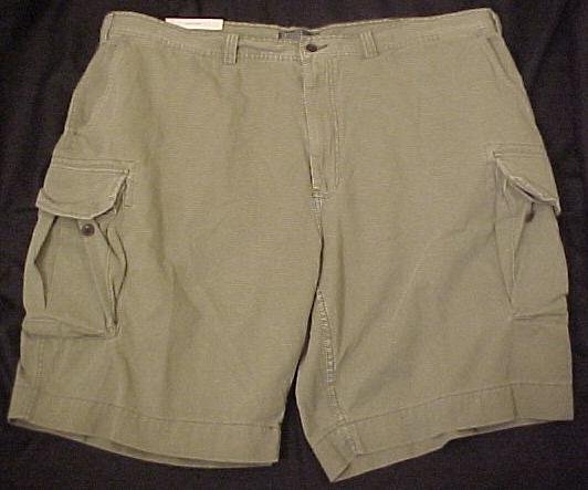 Polo Ralph Lauren Freighter Cargo Shorts Green 44 Big Tall Men's Clothing 601651
