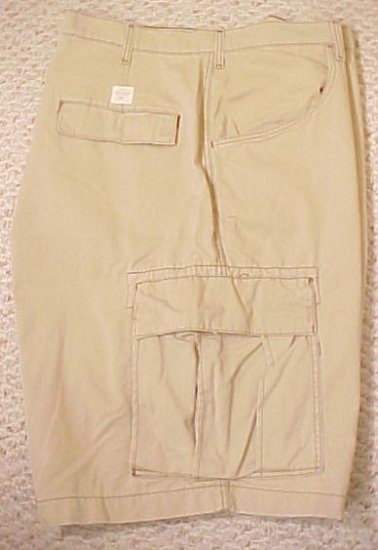 Ralph Lauren Polo Jeans Company Freighter Cargo Shorts Khaki 50 Big Tall Mens Clothing 601681