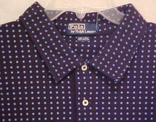 Polo by Ralph Lauren Golf Collar Pull Over Shirt 2XL 2X Big Tall Men's Clothing 601751
