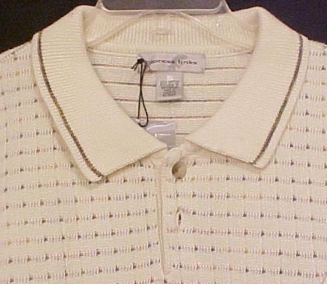 New Golf Polo Sweater Shirt Long Sleeve Collar Pull Over 4X 4XL Big Tall Mens Clothing 702071