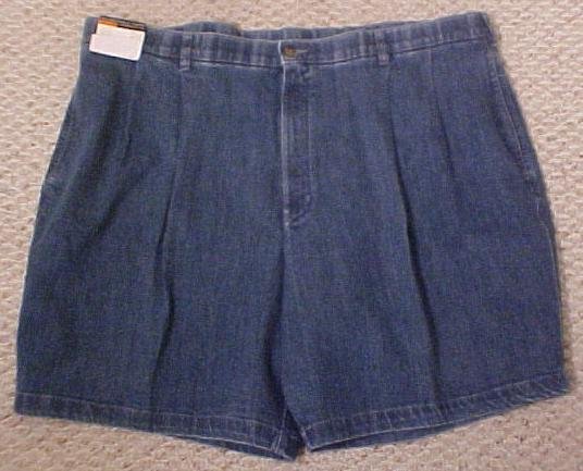 NEW Dressy Denim Walking Golf Shorts Size 48 Big Tall Mens Clothing 702361