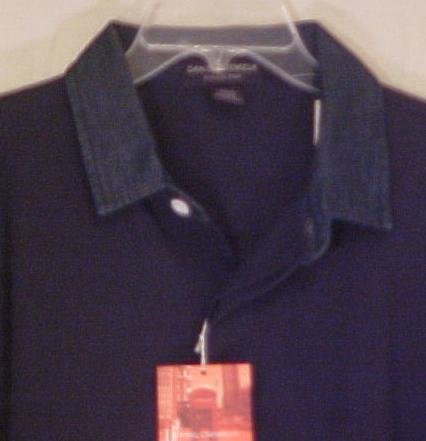 Daniel Cremieux Polo Denim Collar Shirt Jersey 2XL 2X Big & Tall Men's Clothing 702501