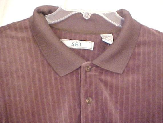 NEW Olive Velvety Pull Over Collar Polo Long Sleeve Shirt 3X 3XL Big Tall Men's Clothing 702851