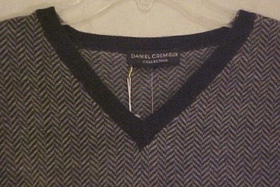 New $145 Daniel Cremieux Long Sleeve V Neck Sweater 2XLT 2XT Big Tall Mens Clothing 702861