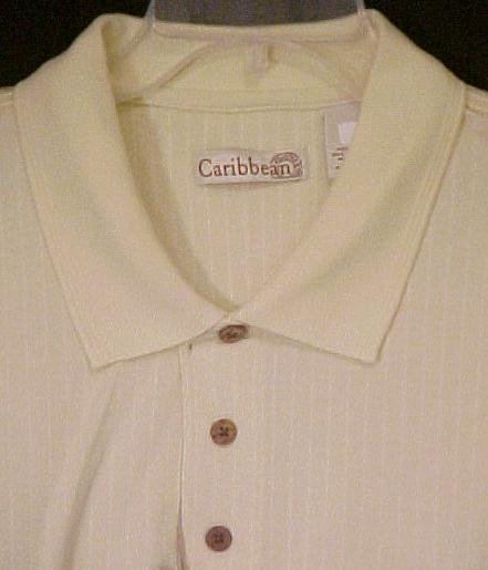 Polo Golf Shirt Pull Over Collar Butter Size 3XL 3X Big Tall Mens Clothing 803571