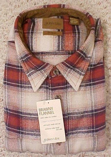 New Heavy Brawny Flannel Button Front Shirt Size 3X 3XL Big Tall Mens Clothing 10171