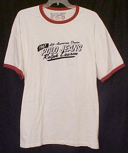 NEW Ralph Lauren POLO JEANS White T-Shirt Size 3XLT 3XT Big Tall Mens Clothing 21741-2