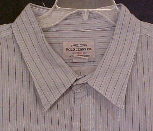 NEW Ralph Lauren Polo Jeans Company Button Down Shirt 3XL 3X Big Tall Mens Clothing 106961