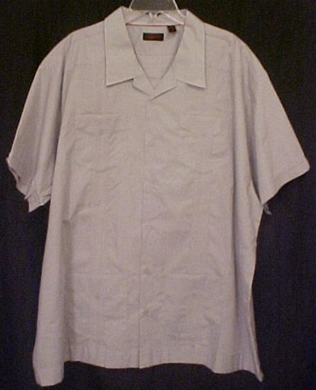 Cuban Guayabera Mexican Wedding Shirt Size 3XL 3X Big Tall Men's Clothing 63031