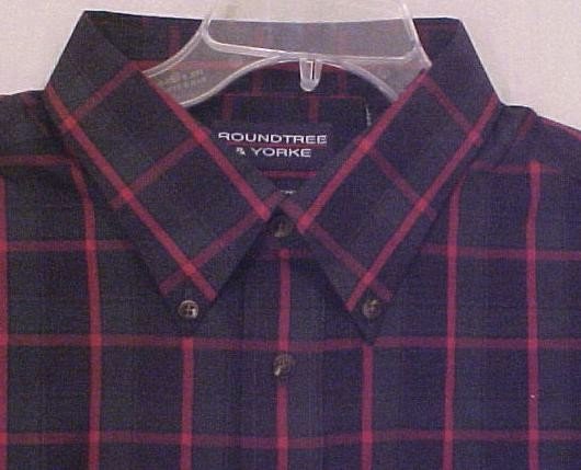 New Button Down Collar Shirt Long Sleeve Size 3X 3XL Big Tall Mens Clothing 904901