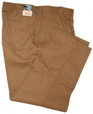 Khaki Elastic Pant Pants 9X Big & Tall Mens Clothing 1202
