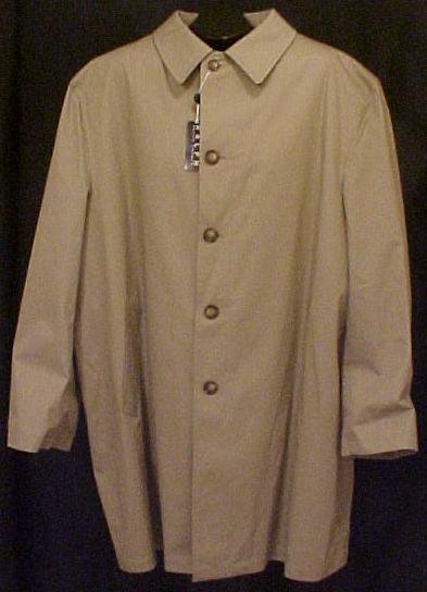 New Ralph Lauren Raincoat Coat Denton Size 2X 2XL Big Tall Men's Clothing
