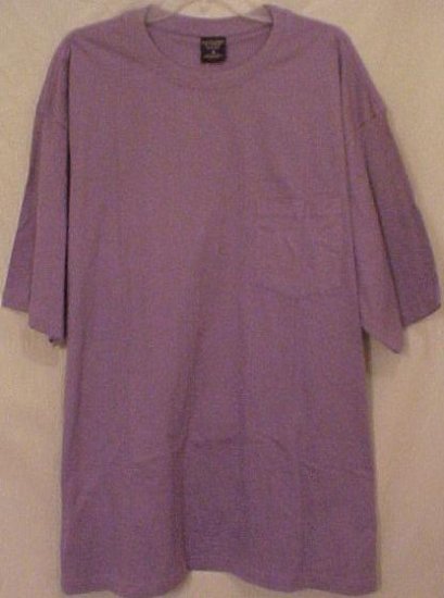 NEW Purple Pocket T-Shirt Short Sleeve Size 3XL 3X Big Tall Men's Clothing 913321