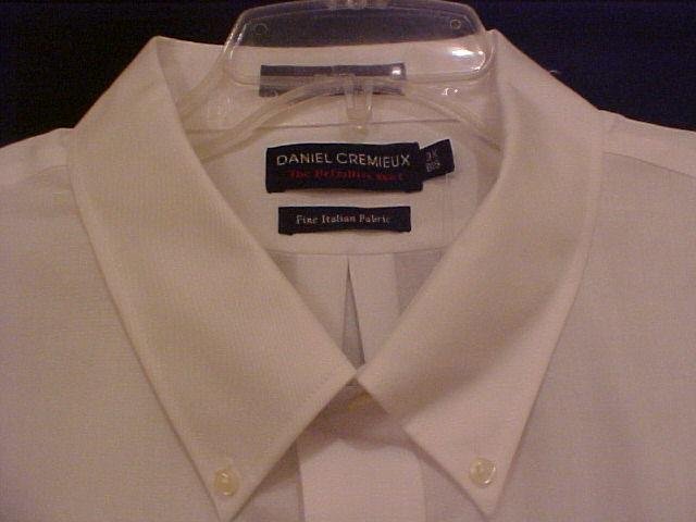 New Daniel Cremieux Button Down White Shirt S/S Size 3X 3XB 3XL Big Tall Mens Clothing 913511