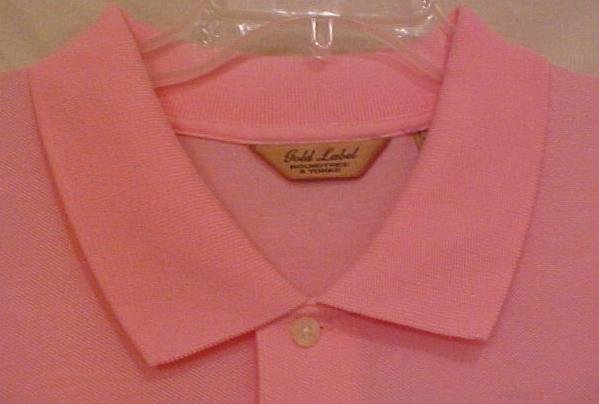 NEW Pink Polo Golf Shirt S/S 3XLT 3XT Roundtree & Yorke Gold Label Big Tall Men's Clothing 913341