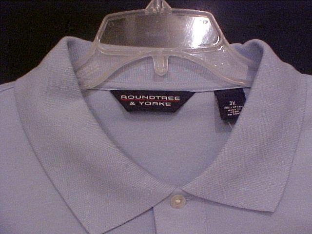 NEW Roundtree & Yorke Polo Golf S/S Size 3X 3XB Big Men's Clothing 914481