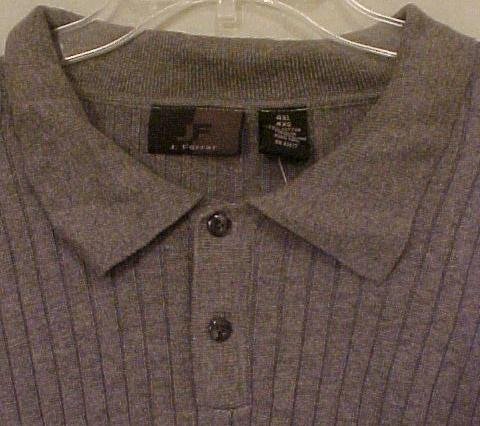 Big Mens Clothing J Ferrar Pullover L/S Polo Shirt Size 4X 4XL 4XB 915191