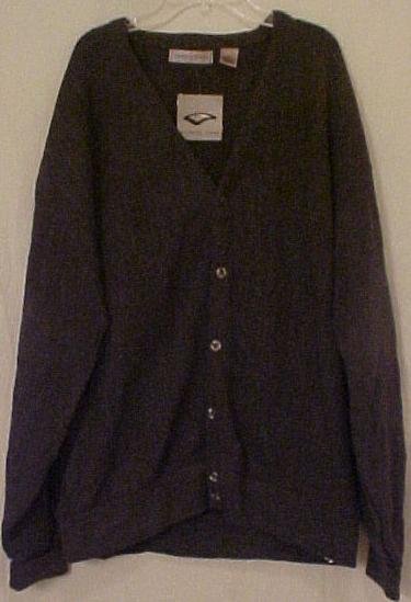 Big Mens Clothing Sweater Button Down L/S Cardigan 2X 2XL 2XB 915231