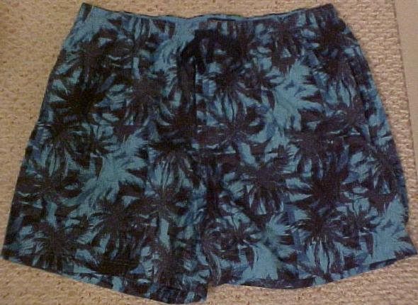Big Mens Roundtree & Yorke Palm Tree Boxers Size 2X 2XL 2XB 915341