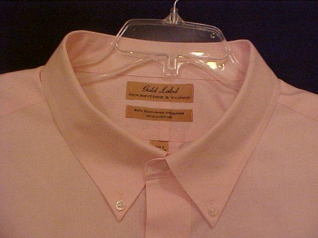 Roundtree & Yorke Gold Label Dress Shirt Long Sleeve Size 20 - 35 Big Mens Clothing 915581