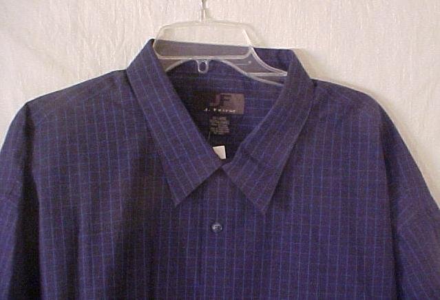 Big & Tall J Ferrar Short Sleeve Button Front Shirt Size 4X 4XB 4XL 917161