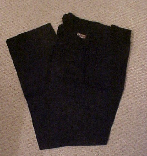 Elastic Waist Black Pant Size 50 TALL Unhemmed Big & Tall Mens Clothing 918731