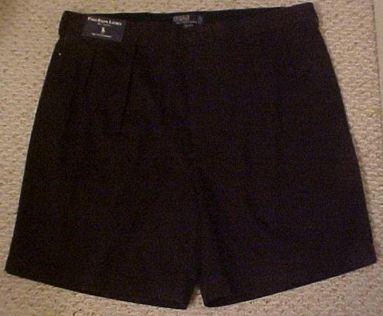 New Ralph Lauren Polo Tyler Golf Shorts BLACK Sz 52 Big Tall Mens Clothing 912491