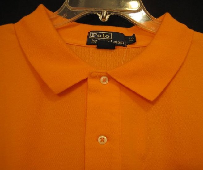 Bright Orange Ralph Lauren Polo Golf Mesh Shirt S/S Size 3XL 3X 3XB Big Men's Clothing 922501 2
