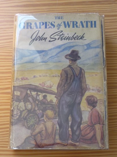 John Steinbeck The Grapes of Wrath First Edition and Printing with DJ