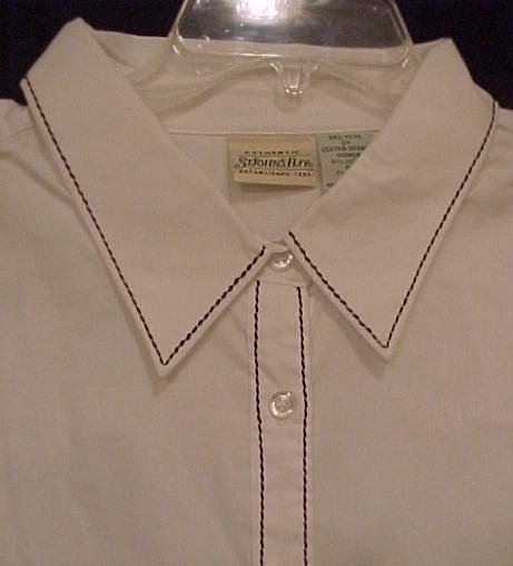 New Long Sleeve White Button Down Shirt Collar Size 2X Plus Size Women 400161-6