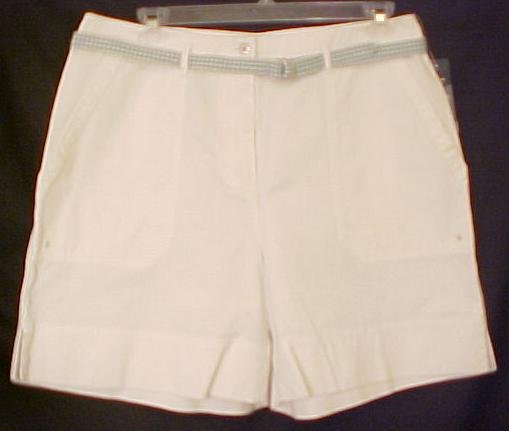 New Ralph Lauren WHITE SHORTS LOGO Plus Size 14W 14 Plus Size Clothing 811111