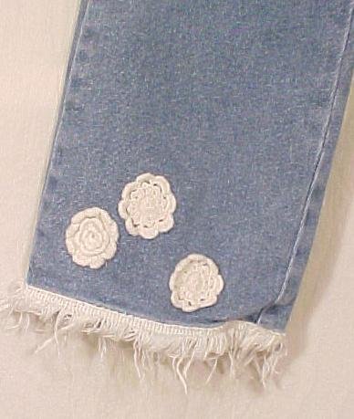 New Carole Little Sport Denim Capri Jean Jeans Size 10 Petite 10P 811261