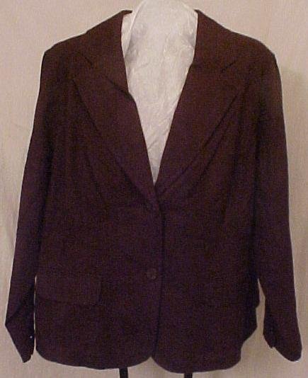 New Blazer Suit Jacket Stretch 22 24 Plus Size Clothing 811741-6