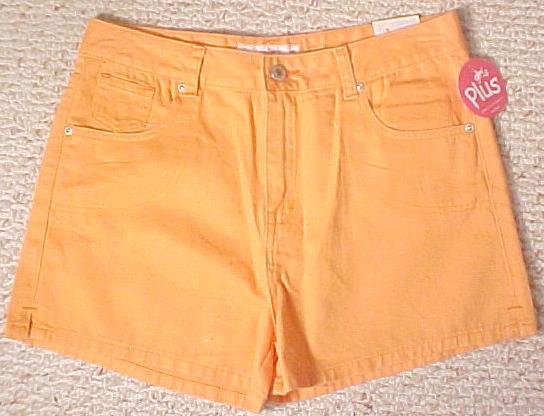 New Arizona Orange Shorts Size 14.5 14+ Plus Size Girls Fashions 200351