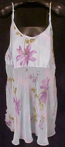 New 2 pc Blue Floral Lingerie Size 3X 22W 24W Plus Size Women 200661