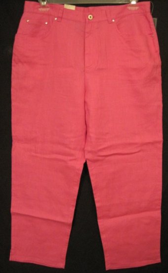NEW Ralph Lauren Pink Pants Size 14W 14 Womens Plus Size Retail $69 2019111