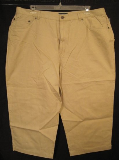 New Lauren Jeans Tan Capri Pants 22W Plus Size Women Clothing 201881