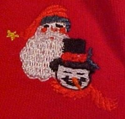 NEW Red Christmas Santa Mock Neck Pull Over Top 1X Plus Size Women Clothing 400511