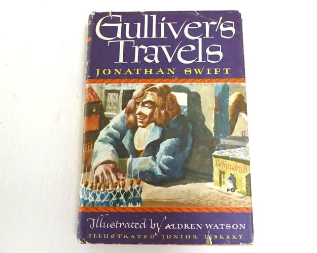 Gulliver's Travel by Jonathan Swift, Vintage Collectible Hardcover 1977